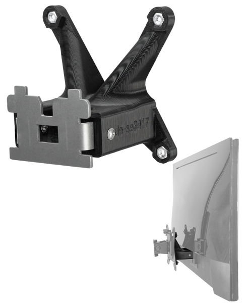 VESA adapter compatible with DELL monitor (S2216M, S2316H, S2317HJ, SE2417HGX and more) - 75x75mm