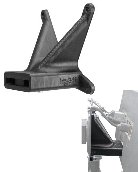 VESA adapter compatible with HP Monitor (34f Curved) - 75x75mm