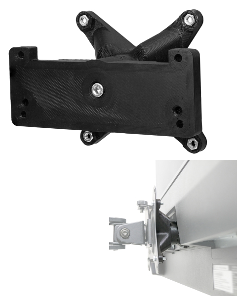 VESA adapter compatible with HP Monitor (32s) - 75x75mm