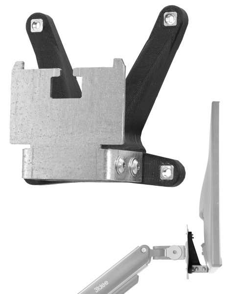 VESA adapter compatible with DELL monitor (S2240L, S2240M, S2340L, S2340M, S2440L) - 75x75mm