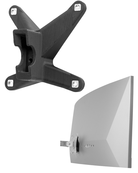 VESA adapter compatible with HP Monitor (Z34c G3, Z40c G3) - 75x75mm
