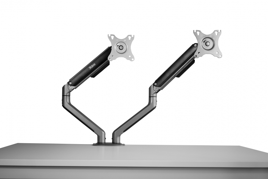 3IDEE Dual monitor mount | For 2 monitors 17-32 screens | Height  adjustable - up to 9kg per arm