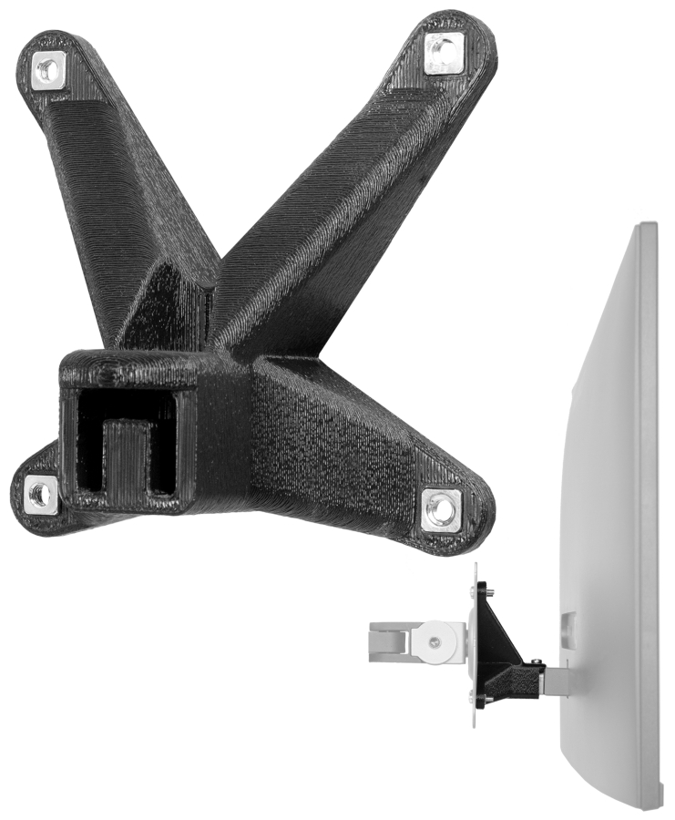 VESA Adapter compatible with Huawei Monitor (MateView SE Standard Edition 24) - 75x75mm