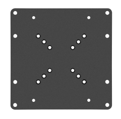 Universal VESA adapter plate, VESA mount, monitor adapter expandable from 50x50 to 200x200 - Extreme load capacity up to 30kg - for TV and monitor up to 42"